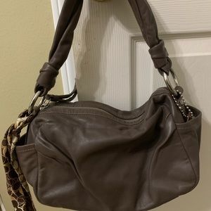 Dark Tan Coach purse